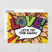 LOVE日替え漫画本編ポップ・アートの画 ポストカード (正面/裏面)