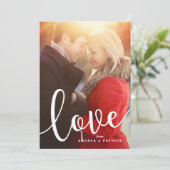 Love書道スクリプト |バレンタインデー シーズンカード (スタンド正面)