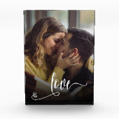 Love書道フォトブロック フォトブロック (正面)