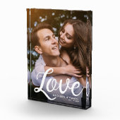 LOVE書道モダンシンプルバレンタイン記念日 フォトブロック (右)