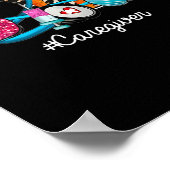 LOVE聴診器スクラブ介護者のナース生活 ポスター (角)