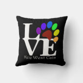 LOVE鍵西猫枕 クッション (裏面)