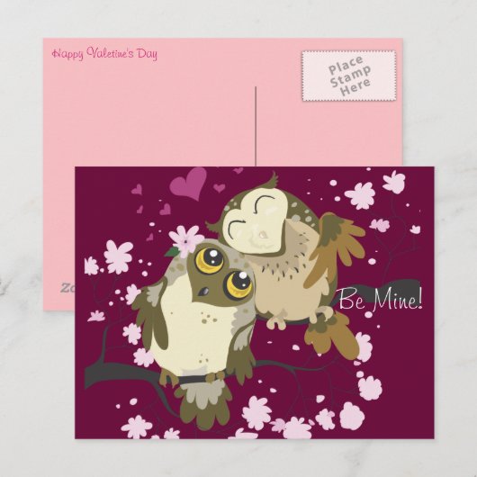 love鳥～はがき ポストカード (正面/裏面)