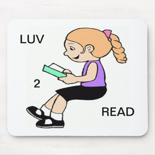 love2読 マウスパッド (正面)