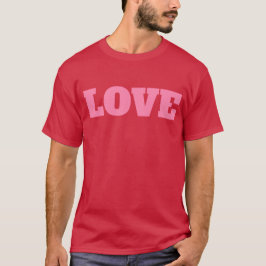 「LOVE」のモノグラム入りTシャツ Tシャツ