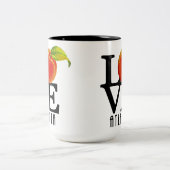 LOVE アトランタ ジョージア州 450ml ツートーンマグカップ (中央)