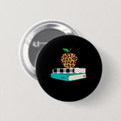 Love インスパイア Leopard Print Apple先生おもしろいGif 缶バッジ (正面&裏面)