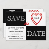 LOVE ウェディング セーブ・ザ・デート 発表 フロントビュー (正面/裏面)