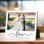 Love エレガント Black Script結婚の写真 フォトプラーク<br><div class="desc">愛結婚黒書エレガント台本フォトプラーク</div>