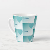 Love. カフェラテマグ (左アングル)