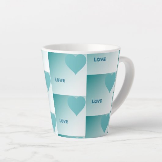 Love. カフェラテマグ (右アングル)