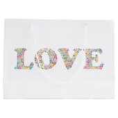 LOVE -カラフルコーヒー豆 ラージペーパーバッグ (裏面)