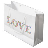 LOVE -カラフルコーヒー豆 ラージペーパーバッグ (正面アングル)