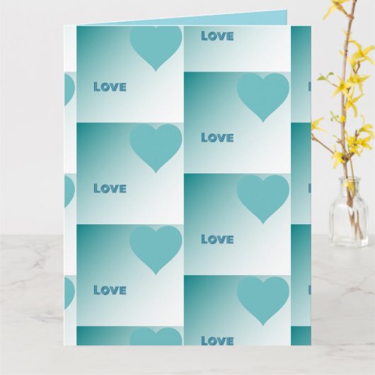 Love. カード (黄色い花)