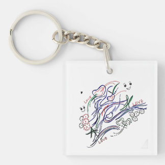 love キーホルダー