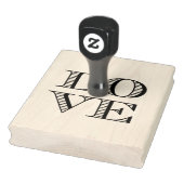 LOVE グラフィックテキスト ラバースタンプ (スタンプ)