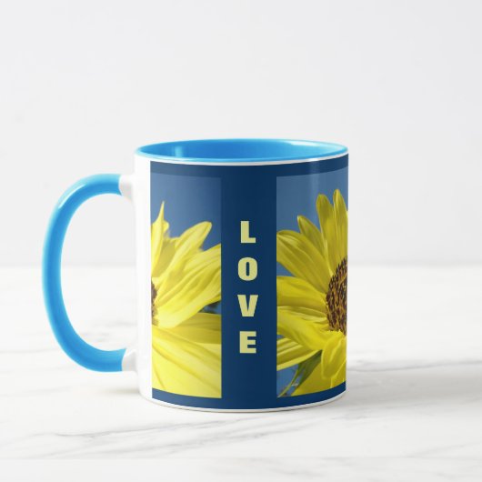 LOVE グランドマに贈るグッドモーニングのコーヒーマグ マグカップ (左)