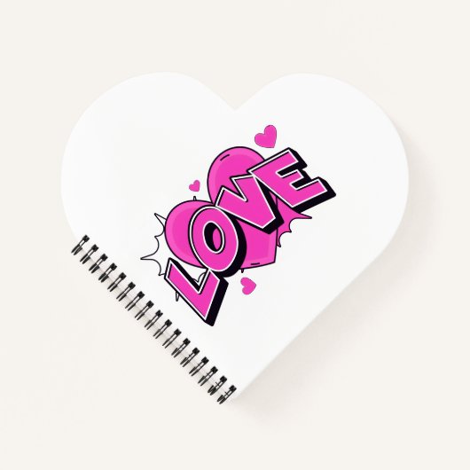 LOVE スパイラルノート ノートブック (正面)