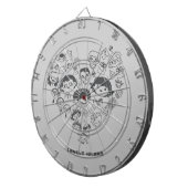 love ダーツボード (正面右)