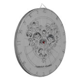 love ダーツボード (正面左)