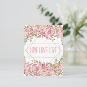 LOVE – チャリティーのためのアート – Greeting Flat Card サンキューカード (スタンド正面)