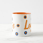 Love ツートーンマグカップ (中央)