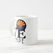 LOVE テンピ アリゾナ州 330ml コーヒーマグカップ (正面左)
