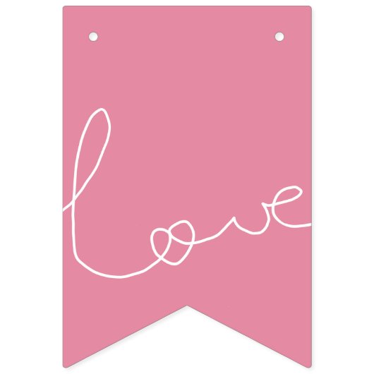 LOVE バンティングフラッグ (第2の旗)