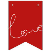 LOVE バンティングフラッグ (第3の旗)