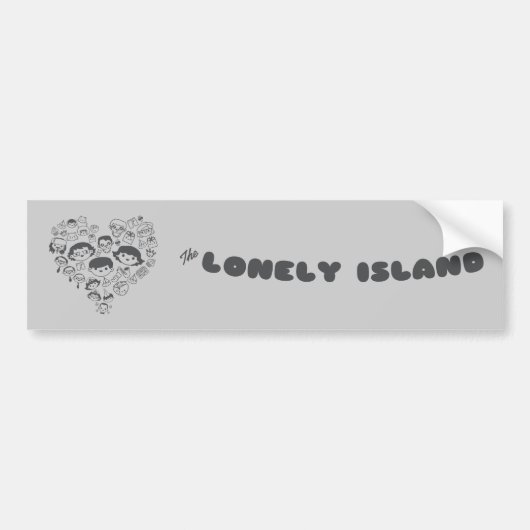 love バンパーステッカー (正面)