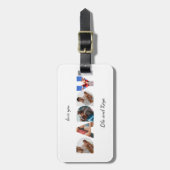 Love パーソナライズされた You Daddyフォトコラージュ ラゲッジタグ (正面縦)