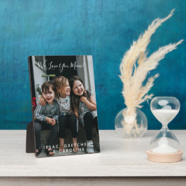 Love パーソナライズされた You Mimi Photo手書き フォトプラーク