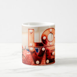 LOVE (ビッグレッドレタリング) コーヒーマグカップ