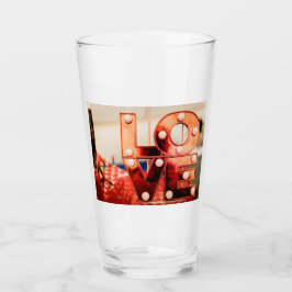 LOVE (ビッグレッドレタリング) タンブラーグラス