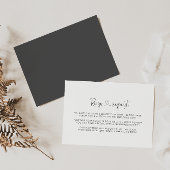 Love ファンシー Scriptの結婚レシピ エンクロージャーカード