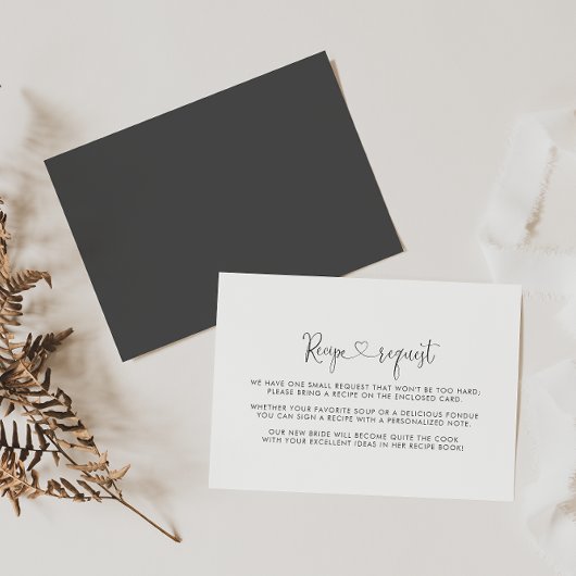 Love ファンシー Scriptの結婚レシピ エンクロージャーカード