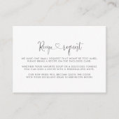 Love ファンシー Scriptの結婚レシピ エンクロージャーカード (正面)