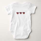 love  ベビーボディスーツ (裏面)
