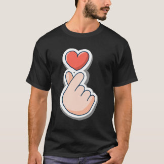 LOVE ミニマリスト インパクトのあるグラフィックTシャツ Tシャツ