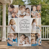 Love モダン You Granda & Grandpa/その他8-Photo フリースブランケット