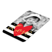 Love モダン You Photo冷蔵庫マグネット マグネット (左側)