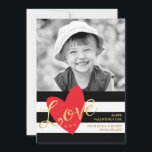 Love モダン You Valentine's Dayフォトカード シーズンカード<br><div class="desc">これって可愛くないの？友人や家族にラブリー挨拶を送れ！購入前にテンプレート画像を交換して下さい。製品に実際の金ゴールドフォイルが含まれていない。</div>