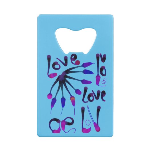 LOVE_モダンBLUE_SOかわいい クレジットカード栓抜き (裏面)