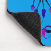 LOVE_モダンBLUE_SOかわいい マウスパッド (コーナー)