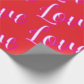 "Love" ラッピングペーパー (角)