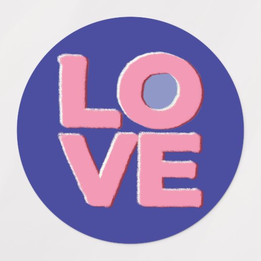 LOVE ラベル (デザイン2)