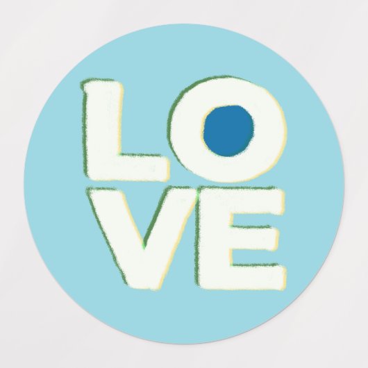 LOVE ラベル (デザイン1)