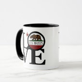 LOVE ロサンゼルス カリフォルニア マグカップ (正面左)