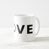 LOVE ワードマーク マグ ブラック (正面右)