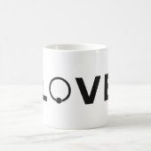 LOVE ワードマーク マグ ブラック (中央)
